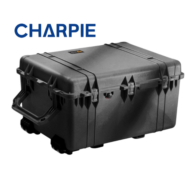 ROV Transportation Case closed with charpie logo