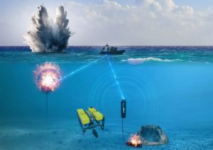 水下机器人 水下爆炸物处理