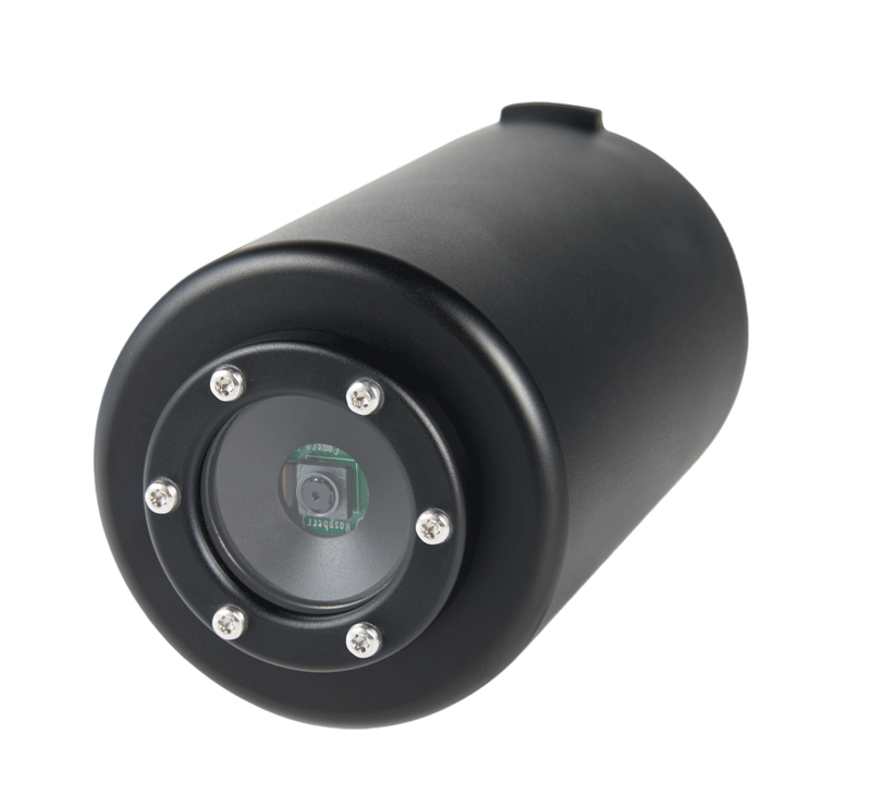 树莓派开源 水下摄像头 防水外壳 适用海洋科研 水下机器人专用 45度视图