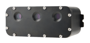 深海OAK三目立体智能摄像头 防水AI相机 正视图