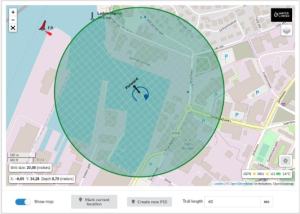 短基线水下定位效果图