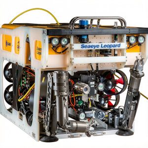 大型机器人多灯多摄像头布置实物图